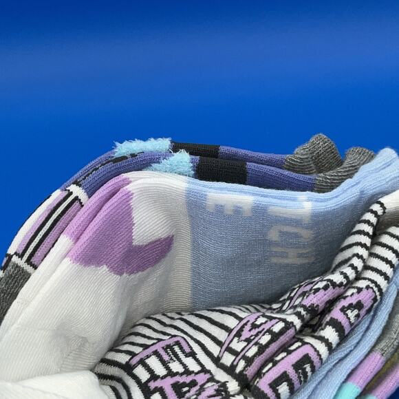 5pk Disney Lilo & Stitch No Show Socks Shoe Size 4-10 NWT - Picture 6 of 7